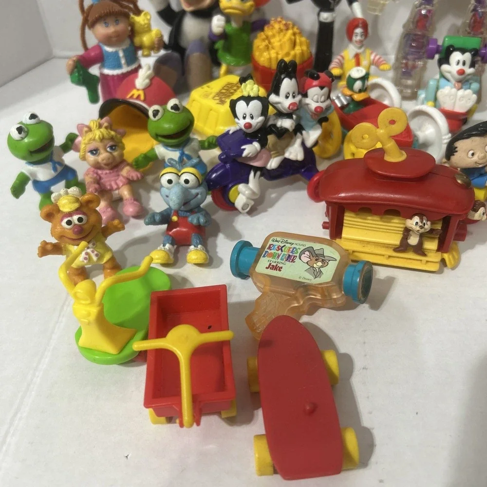 Vintage 80s 90s McDonald's Happy Meal Toy Lot Disney Animaniacs CPK Bobby